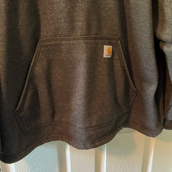 Carhartt Heavy Duty Rain Defender 3/4 Zip Sweatshirt - Picture 3 of 6